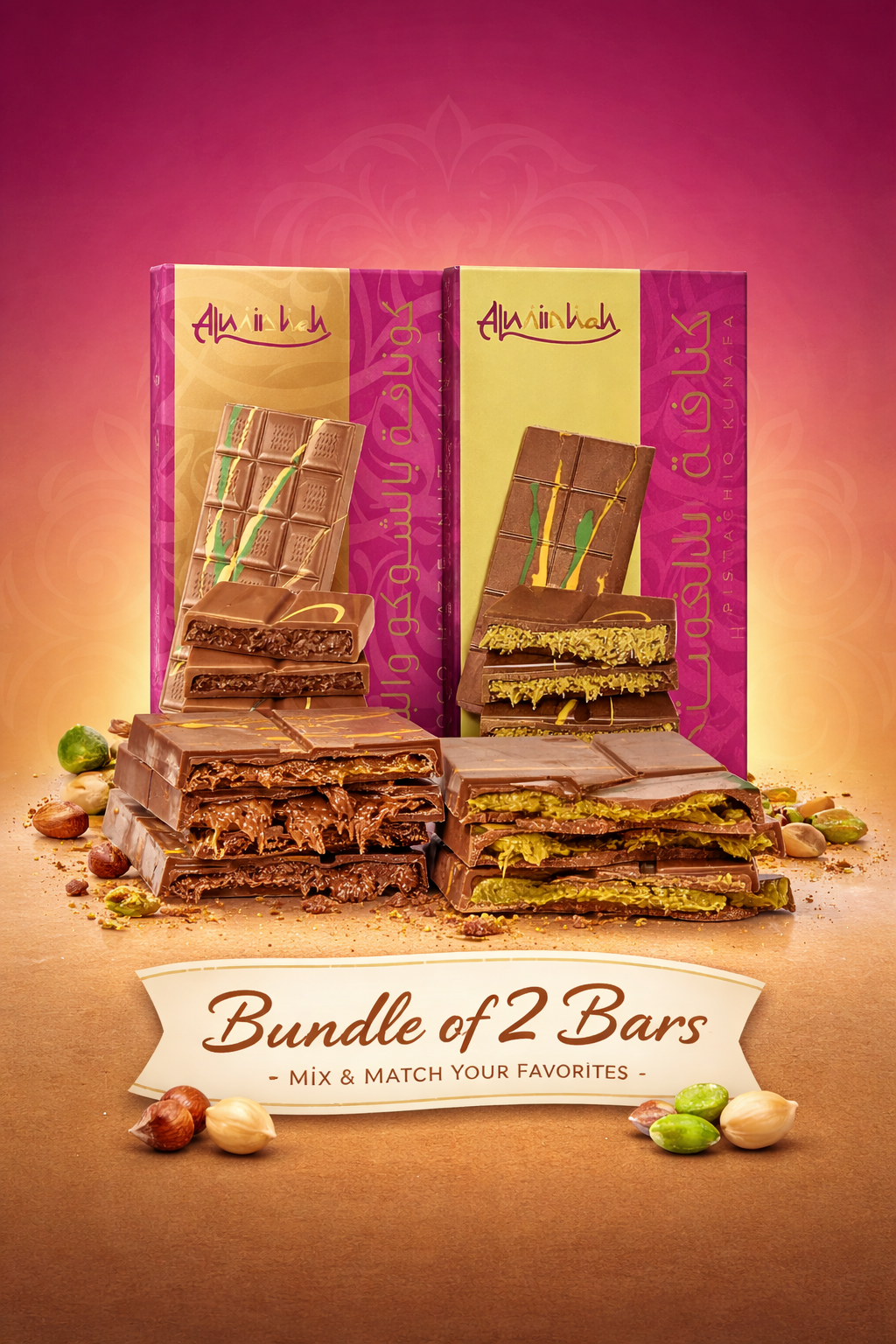 Two chocolate bars bundle